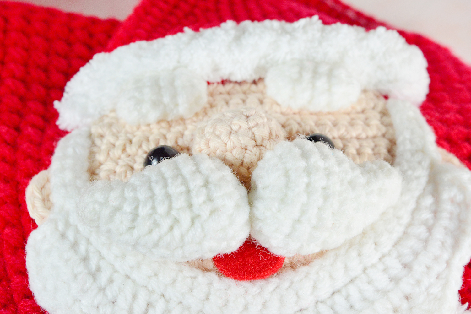 แพทเทิร์นถุงใส่แก้วเยติซานตาครอส ขนาด 30 ออนซ์ Yeti Cozy Cup Crochet pattern 30OZ. (ﾉ´ヮ`)ﾉ*: ･ﾟ