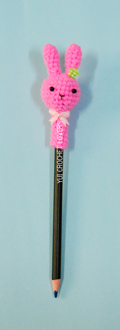 หัวดินสอน้องกระต่ายสีชมพู