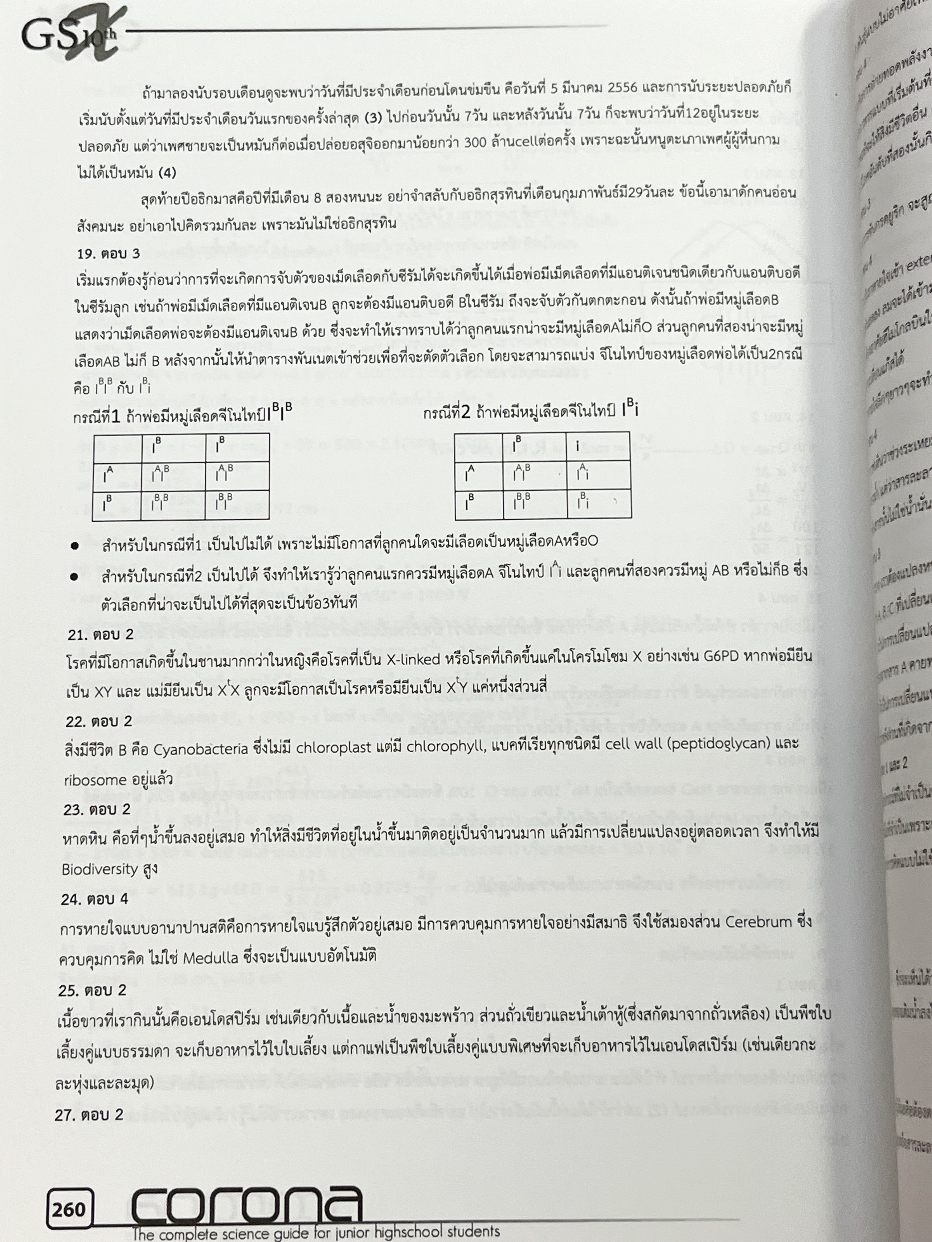 ►หนังสือสอบเข้าม.4◄ Corona หนังสือสรุปเนื้อหาวิชาวิทยาศาสตร์ ระดับชั้น ม.ต้น เพื่อเตรียมสอบเข้า ม.4 เรียบเรียงโดนรุ่นพี่ ร.ร.เตรียมอุดมศึกษา ครอบคลุมเนื้อหาชีววิทยา เคมี ฟิสิกส์ วิทย์กายภาพ มีเน้นกฎสำคัญที่ควรจำ ในหนังสือมีเขียนเล็กน้อย ด้านหลังมีโจทย์แบบ