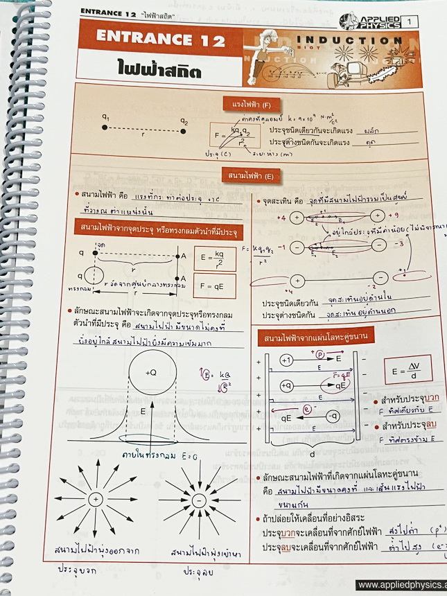 ►อ.ประกิตเผ่า แอพพลายฟิสิกส์◄ หนังสือเรียน Applied Physics อ.ประกิตเผ่า ฟิสิกส์ปกใหม่ คอร์สEntrance เซ็ท 5 เล่ม มีสรุปสูตรเนื้อหาระดับชั้นม.ปลาย ม.4-5-6 ทั้งหมด มีโจทย์เสริมประสบการณ์ และมีเฉลยวิธีคิดอย่างละเอียดมาก เหมาะสำหรับนักเรียนที่กำลังเตรียมตัวสอบ