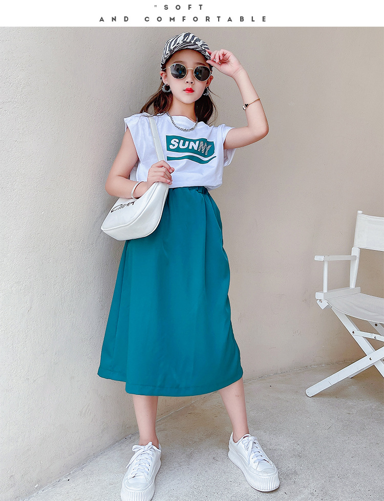 dr5422 เสื้อ+กระโปรง เด็กโต 3 ตัวต่อแพ็ค 110-170 (เลือกไซส์ได้ให้ครบแพ็ค)