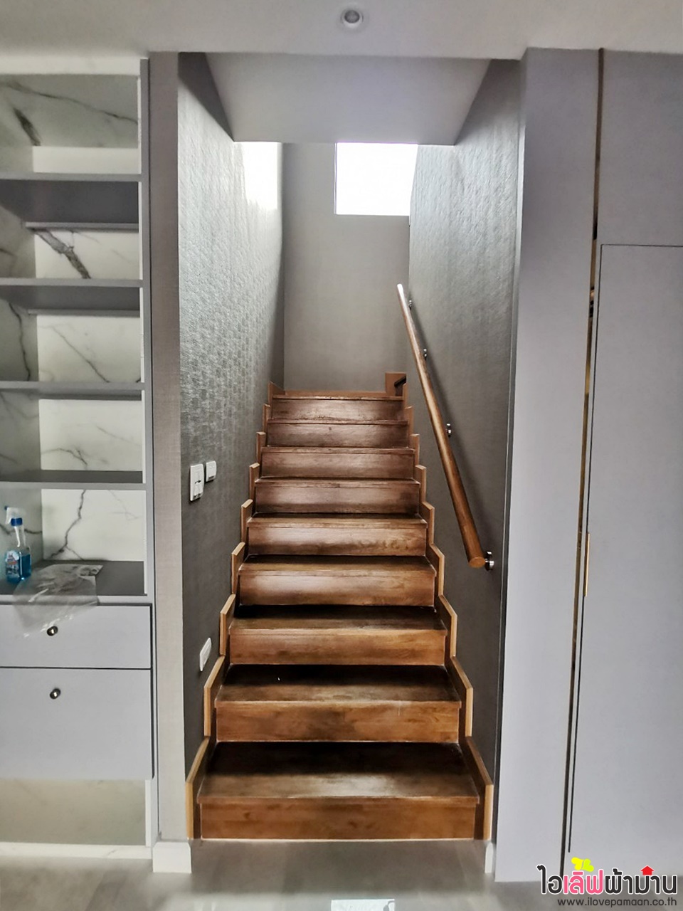 [H504] ผลงานติดตั้ง วอลเปเปอร์และผ้าม่านทั้งหลัง🏡🌳หน้างาน บ้าน SCG ปุณณวิถี 17🏠🌿