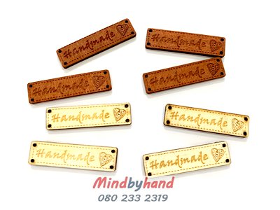 แผ่นไม้ Handmade แบบ 1 สีเหลี่ยม