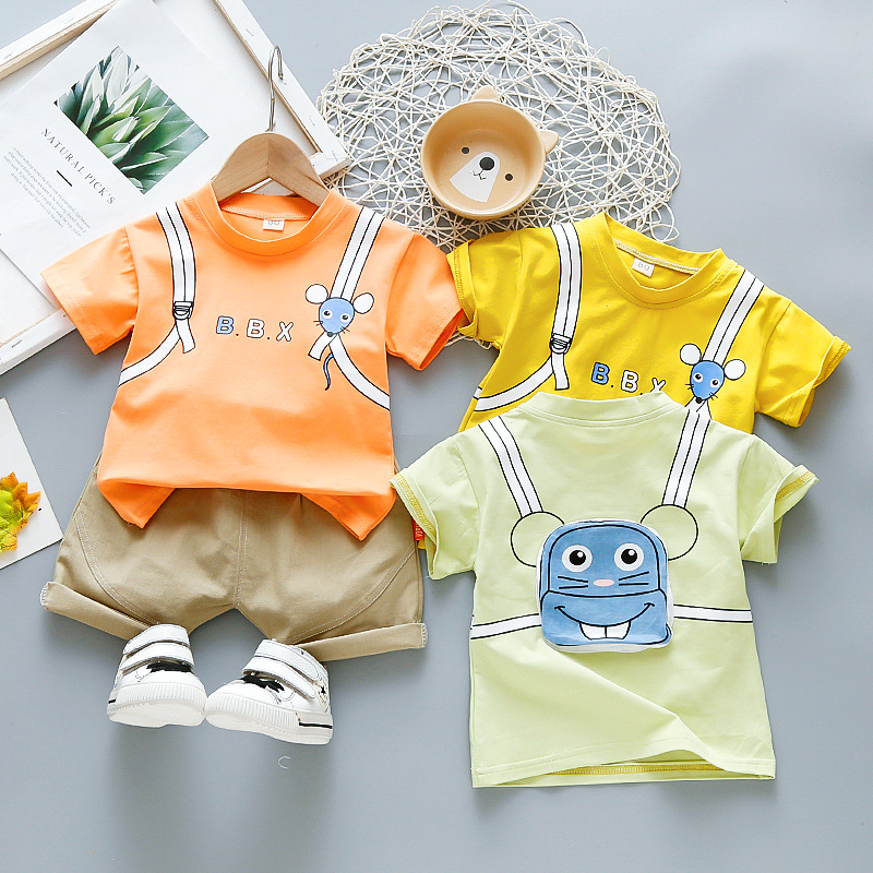 ha1088 เสื้อ+กางเกง size 80-110 จำนวน 4 ตัวต่อแพ็ค