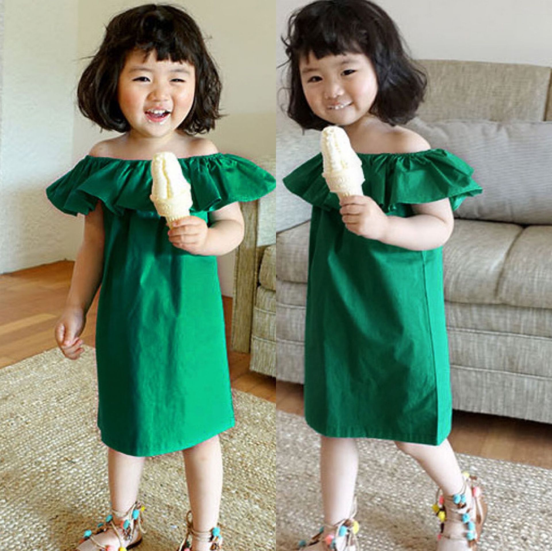 yy54 เดรส size 7-15 5 ชุดต่อแพ็ค (เลือกไซส์ได้ ให้ครบแพ็ค)