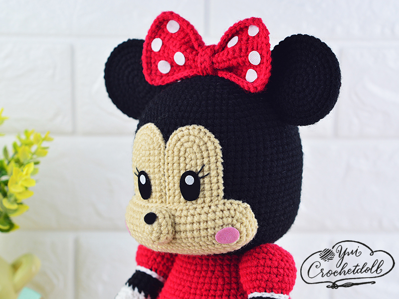แพทเทิร์นตุ๊กตาโครเชต์ มิกกี้เม้าส์&มินนี่เม้าส์