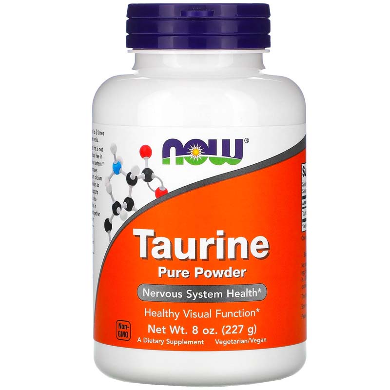 พร้อมส่ง ทอรีนผง Now Foods Taurine Pure Powder
