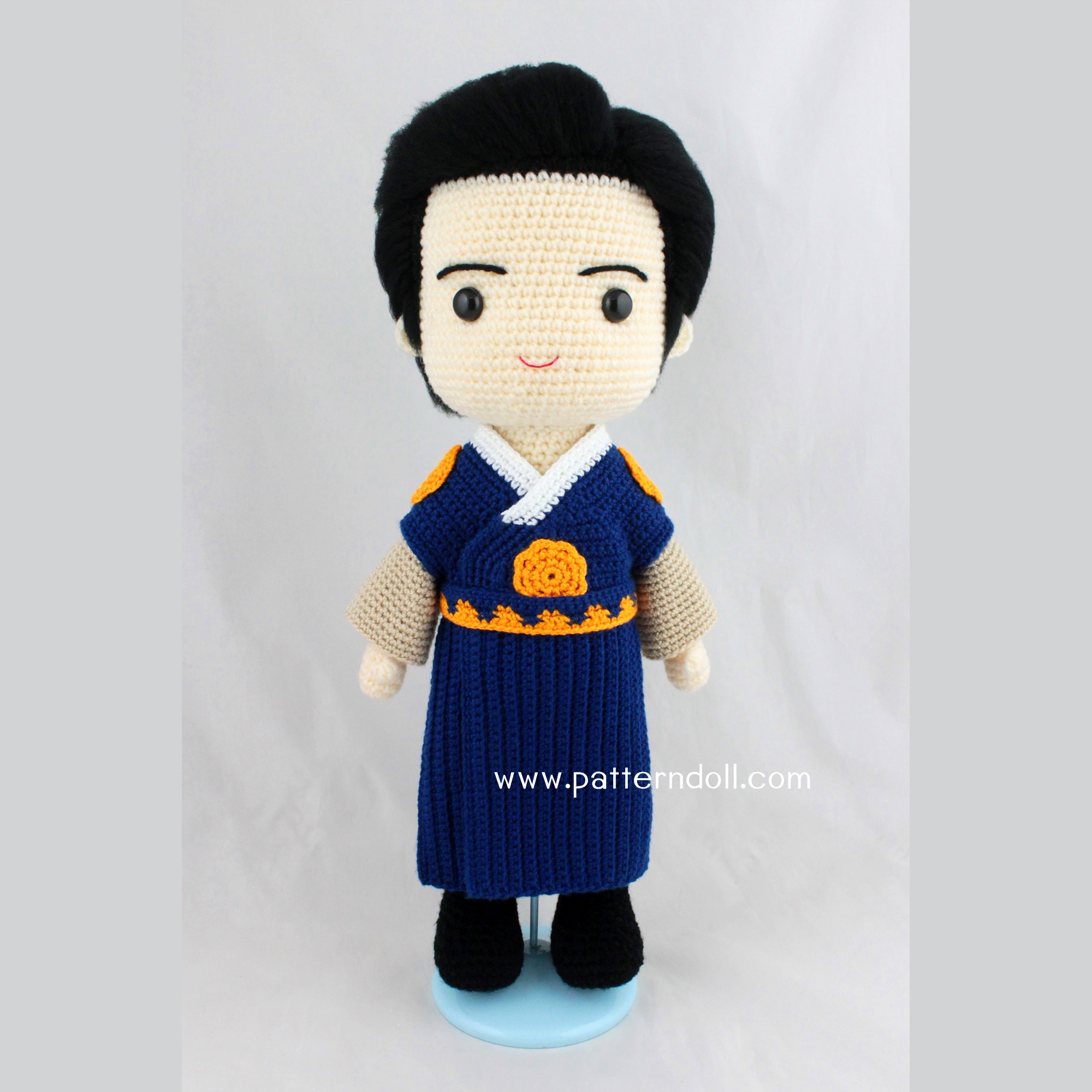 หนังสืองานฝีมือตุ๊กตาถักโครเชต์คู่รักชุดฮันบก