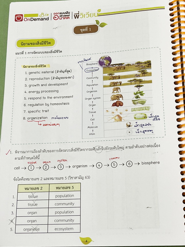 ►ชีววิทยา A-Level◄ หนังสือกวดวิชาออนดีมานด์ Upskill อัพสกิลชีววิทยา A-Level เล่ม 1-2 มีสรุปเนื้อหาสำคัญสั้นๆกระชับ เพื่อใช้เตรียมสอบ ม.ปลาย A-Level มีโจทย์เยอะมาก จดครบเกือบทั้งเล่ม จดละเอียด มีจดเน้นจุดที่ออกสอบบ่อยๆ หนังสือเล่มใหญ่ หนังสือใส่ปกสันเกลียว
