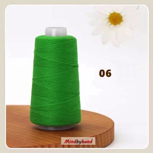 ไหมฝ้ายธรรมชาติ 06 grass green
