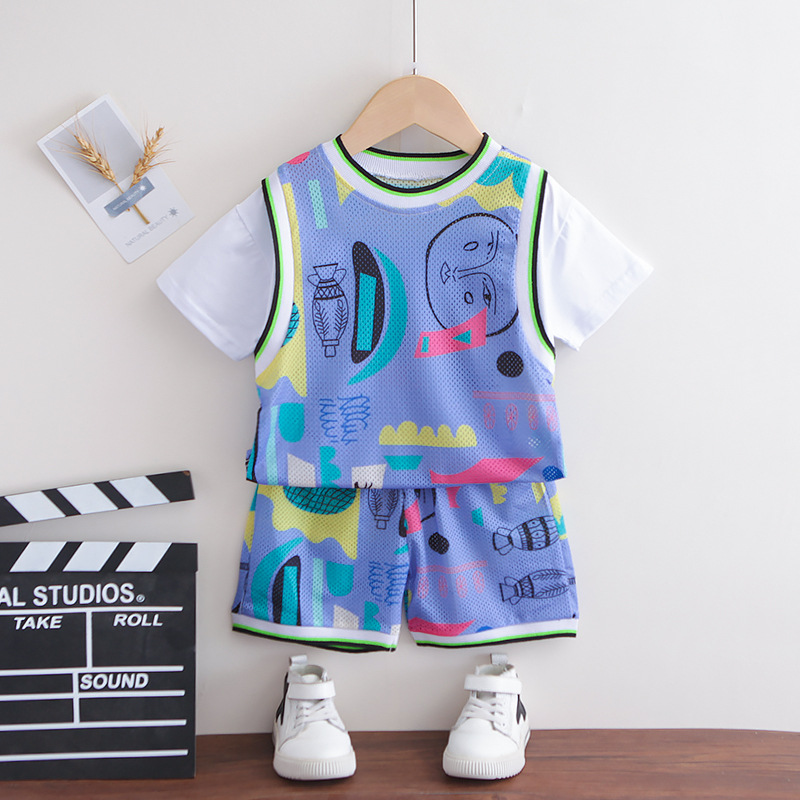 ha1704 เสื้อ+กางเกง size 80-120 จำนวน 5 ตัวต่อแพ็ค