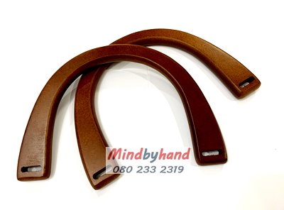 หูกระเป๋าไม้