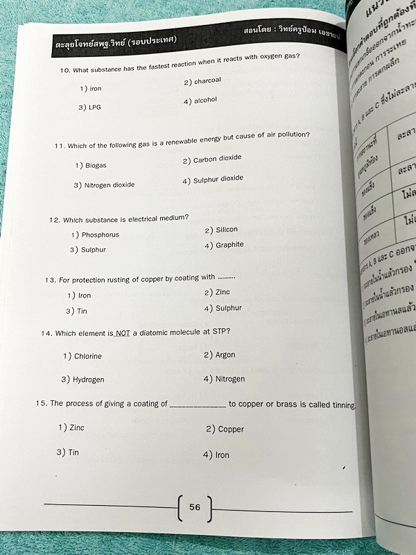►สพฐ รอบ2 ระดับประเทศ◄ ASCI Tutor เอซายน์ ครูป้อม หนังสือเรียนวิทย์ คอร์สติว สพฐ รอบ 2 ระดับประเทศ อาจารย์มีบอกจุดเน้น บทเน้นที่ต้องอ่านก่อนเข้าห้องสอบ เนื้อหาตีพิมพ์สมบูรณ์ มีโจทย์ระดับยาก Advanced เพื่อเตรียมตัวสอบสพฐ รอบ 2 ระดับประเทศโดยเฉพาะ จดเล็กน้อ