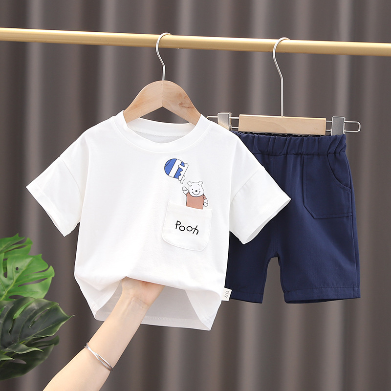 ha1444 เสื้อ+กางเกง size 80-120 จำนวน 5 ตัวต่อแพ็ค