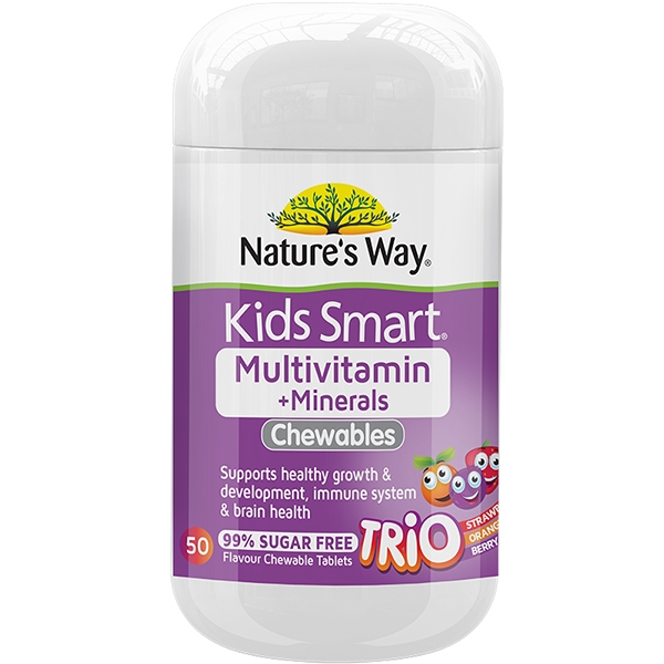 พร้อมส่ง วิตามินเด็กแบบเคี้ยว Nature's Way Kids Smart Multivitamin + Minerals