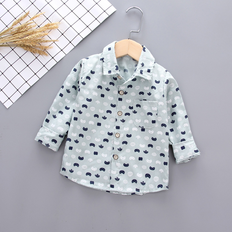 ha490 เสื้อเชิร์ตแขนยาว size 80-110 4ตัวต่อแพ็ค