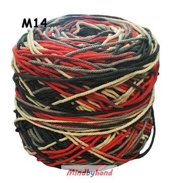เชือกฟอกสีเหลือบ สี 14