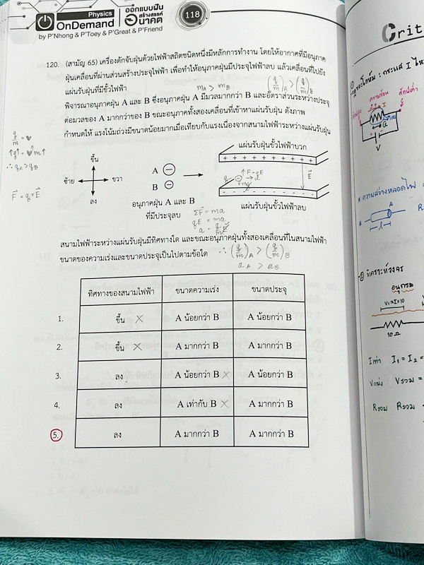►Ondemand◄ SOS UPGADE PHYSICS TCAS ฟิสิกส์ติวโค้ง มีสรุปแบบย่อๆกระชับในแต่ละบท มีโจทย์ข้อสอบประจำบท จดครบเกือบทั้งเล่ม จดละเอียด ด้านหลังมีเฉลย