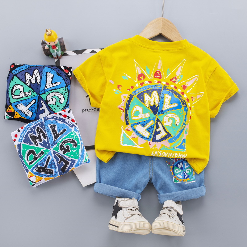 ha1253 เสื้อ+กางเกง size 80-120 จำนวน 5 ตัวต่อแพ็ค