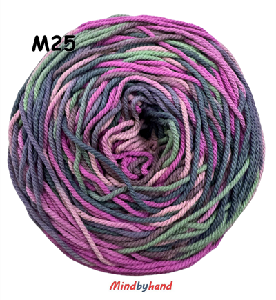 เชือกฟอกสีเหลือบ สี 25