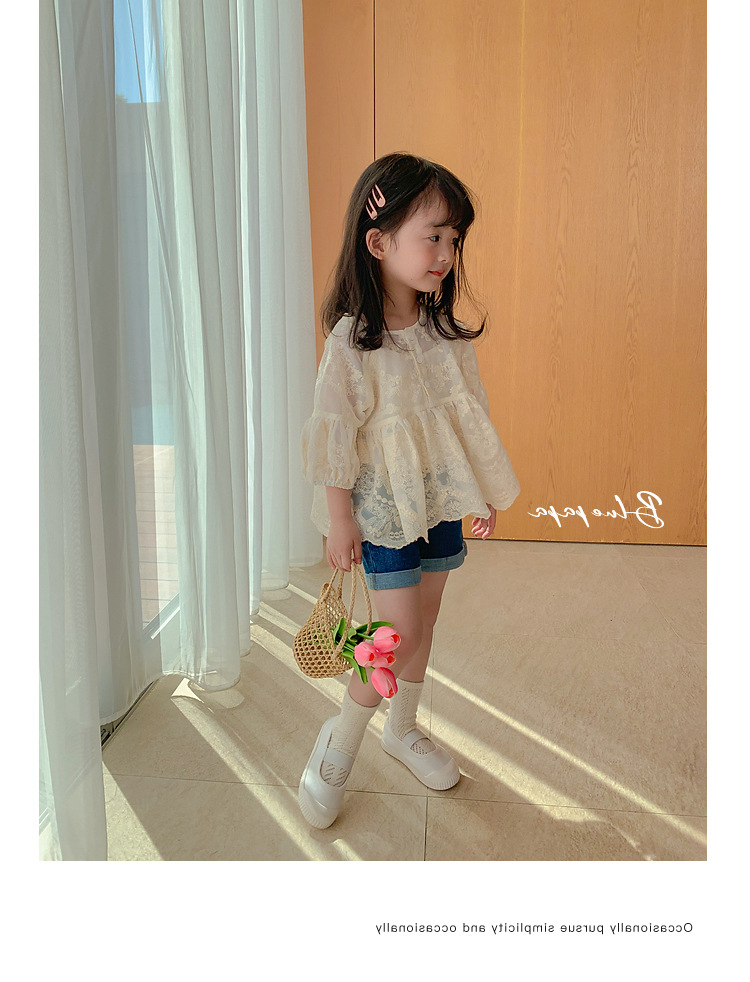 yy68 เสื้อลูกไม้ size 7-15 5 ชุดต่อแพ็ค (เลือกไซส์ได้ ให้ครบแพ็ค)