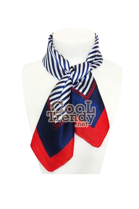 ผ้าพันคอจัตุรัส ผ้าพันคอ uniform รหัส S11 - size 60 x 60 cm