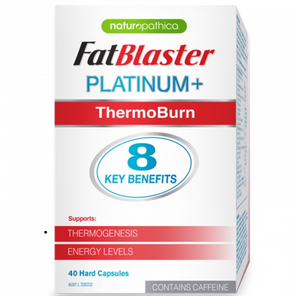 พร้อมส่ง เร่งเผาผลาญตัวดังออสเตรเลีย Naturopathica Fatblaster Platinum + ThermoBurn 40 แคปซูล