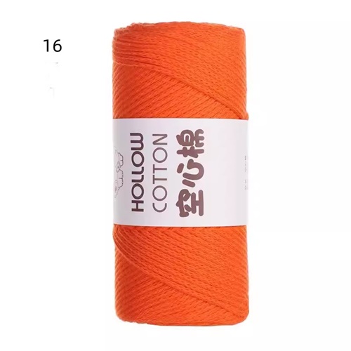 ไหมลินิน สี 16 ส้มสด