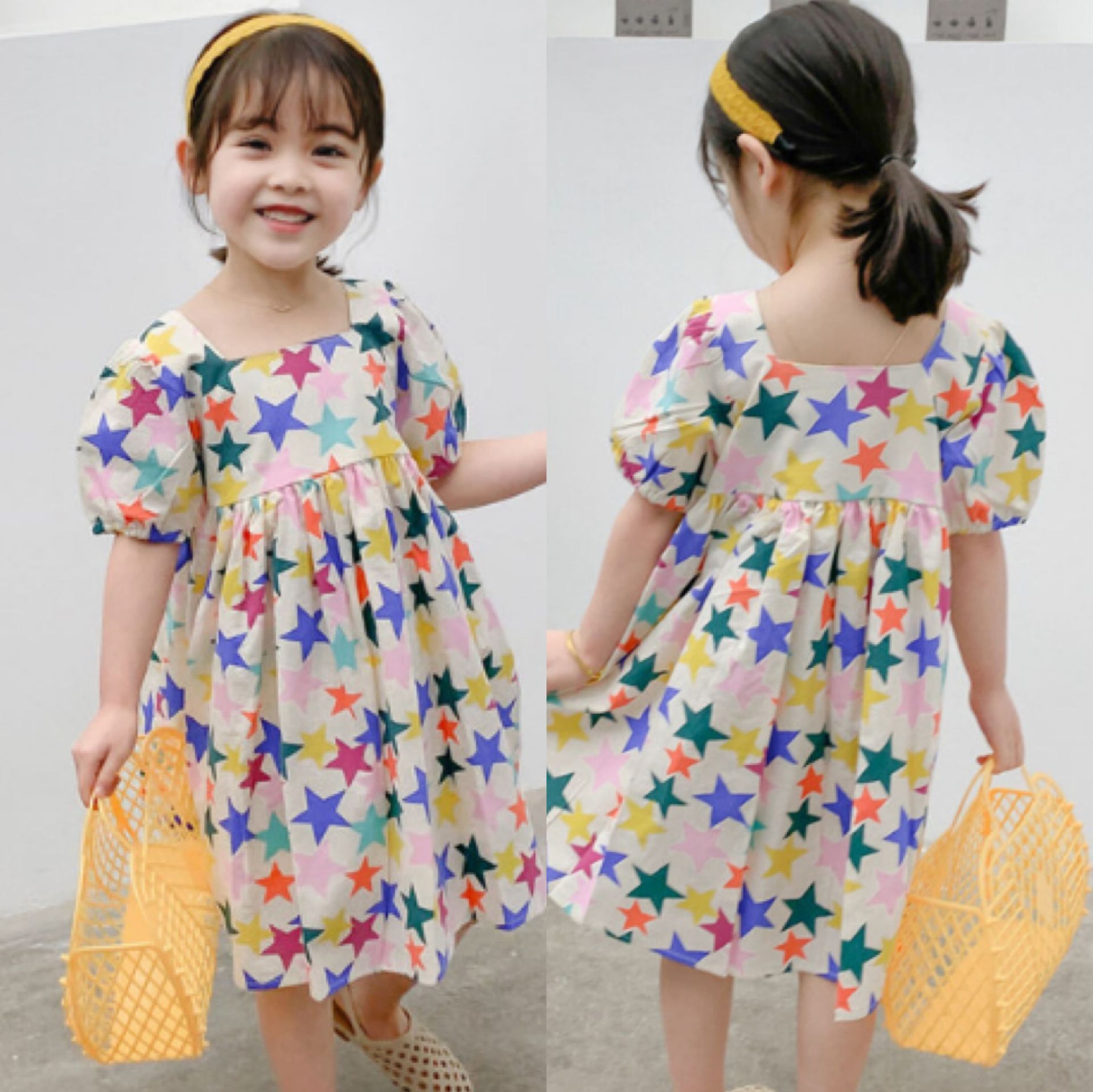 yy08 เดรส size 7-15 5 ชุดต่อแพ็ค (เลือกไซส์ได้ ให้ครบแพ็ค)