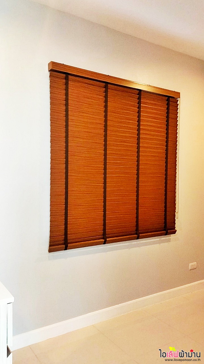 [H507] ผลงานติดตั้งผ้าม่าน และมู่ลี่ไม้🏡🌳หน้างานธีรินทร์ พาร์ค จรัญฯ 13–กาญจนาภิเษก🏠🏡