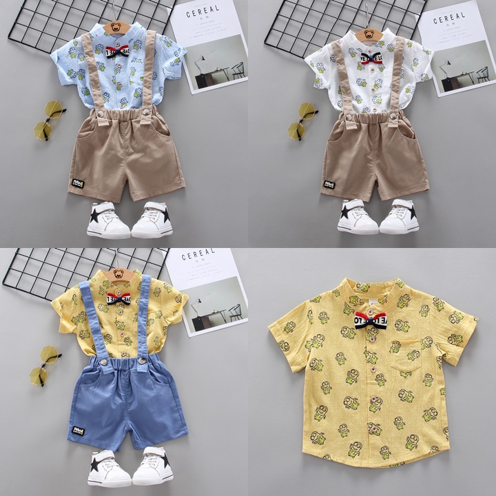 ha1215 เสื้อ+กางเกง size 80-110 จำนวน 4 ตัวต่อแพ็ค