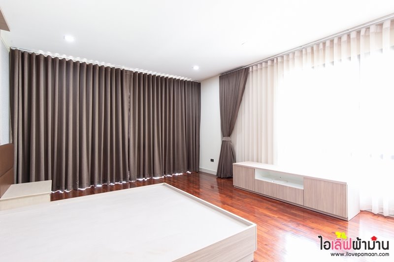 ธนะธำรงวิลเลจ บางแค ม่านจีบ ม่านลอน ผ้าโปรง วอลเปเปอร์