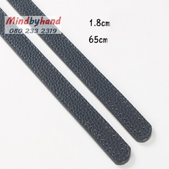 สายกระเป๋าหนังลายลิ้นจี่ ความยาว 65 cm.