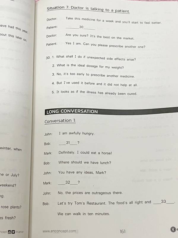 ►ครูพี่แนน Enconcept◄ หนังสือเรียน TCAS Admission เล่ม Grammar + Conversation เพื่อสอบ GAT O-Net 9 วิชาสามัญ ทบทวน Grammar Points ที่สำคัญและเจอในข้อสอบบ่อย มีกฎเหล็กสำคัญที่ควรทราบ มีโจทย์ประจำบท ในหนังสือจดครบเกือบทั้งเล่ม จดละเอียด โจทย์บางข้อเว้นว่างไ