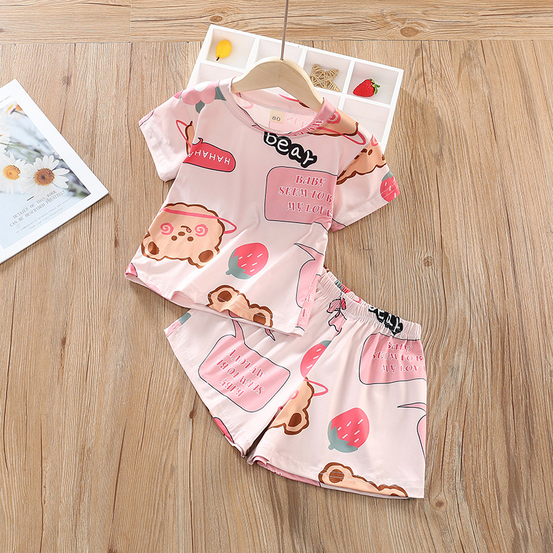ha1674 เสื้อ+กางเกง size 80-110 จำนวน 4 ตัวต่อแพ็ค