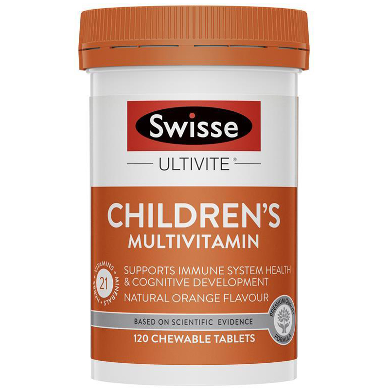 พร้อมส่ง วิตามินรวมสำหรับเด็ก Swisse Children's Ultivite 120 Tablets
