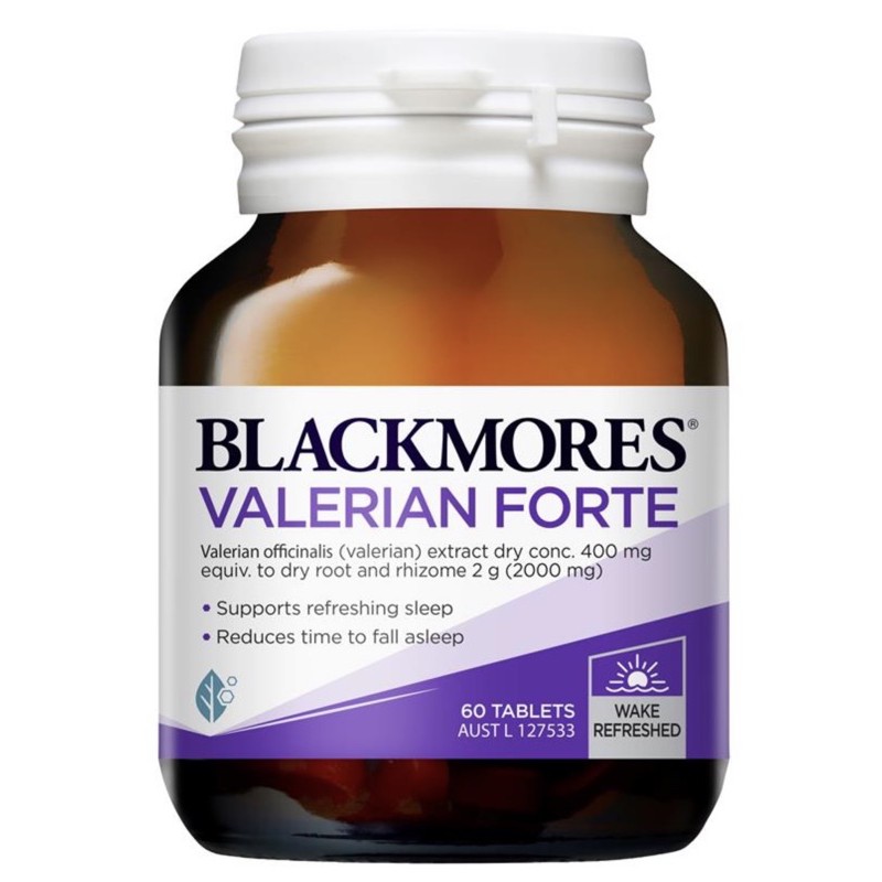 พร้อมส่งฟรี Blackmores Valerian Forte 2000 mg 60 Tablets