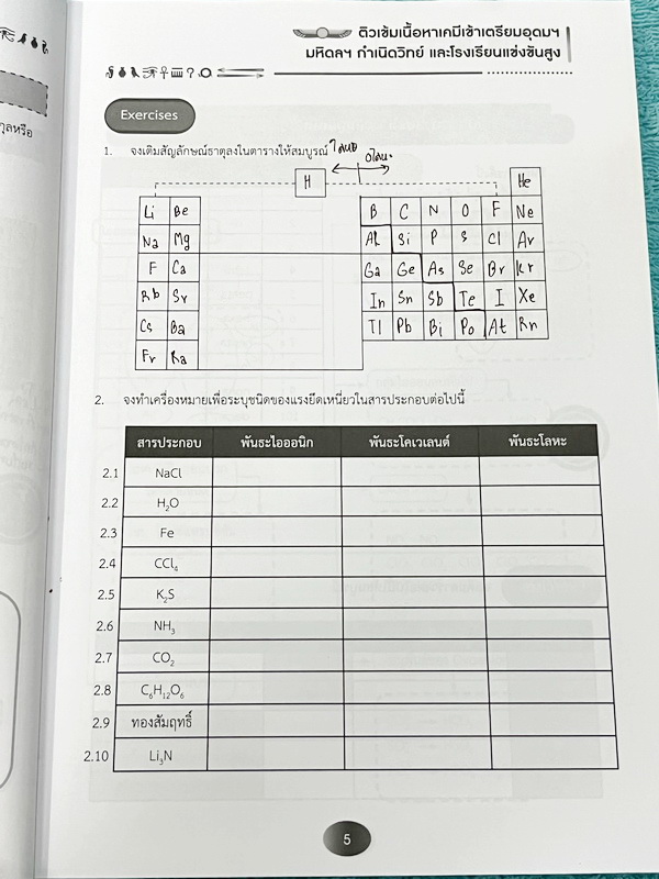 ►สอบเข้าเตรียมอุดม,สอบเข้ามหิดล,สอบเข้ากำเนิดวิทย์◄ หนังสือกวดวิชา ปกใหม่ Ondemand พี่เคนออนดีมานด์ ติวเข้มเนื้อหาเคมีเข้าเตรียม มหิดล กำเนิดวิทย์ และโรงเรียนแข่งขันสูง ในหนังสือมีสรุปเนื้อหาและโจทย์แบบฝึกหัดประจำบท อาจารย์มีเน้นจุดสำคัญที่ควรจำให้ได้ก่อน