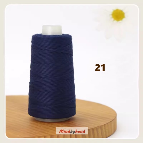 ไหมฝ้ายธรรมชาติ 21 Navy blue