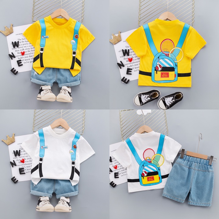ha1501 เสื้อ+กางเกง size 80-120 จำนวน 5 ตัวต่อแพ็ค