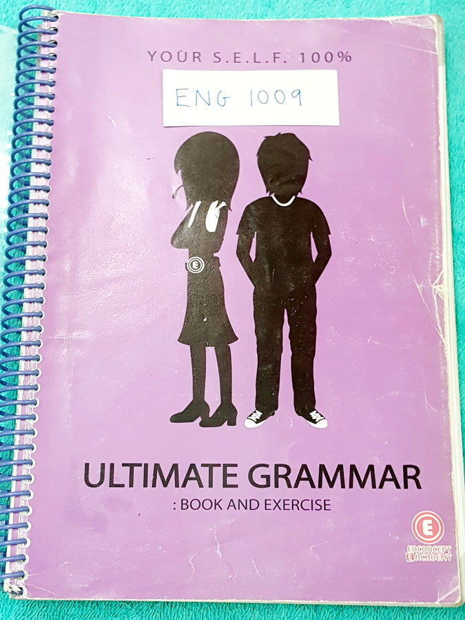 ►ครูพี่แนน Enconcept◄ ENG 1009 หนังสือเรียน Ultimate Grammar สรุปแกรมม่าภาษาอังกฤษทุกเรื่องในเล่มเดียว มี Trick เทคนิค วิธีการทำข้อสอบมากมายจากครูพี่แนน ด้านหลังมีเฉลยและคำอธิบายละเอียด จดเกินครึ่งเล่ม จดด้วยปากกาสี จดละเอียด