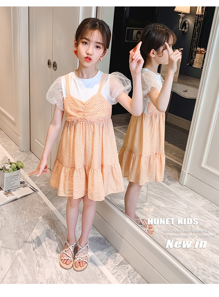 dr5491 เดรส เด็กโต 3 ตัวต่อแพ็ค 110-160 (เลือกไซส์ได้ให้ครบแพ็ค)