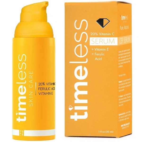 พร้อมส่ง เซรั่มวิตามินซี Timeless 20% Vitamin C + E + Ferulic Acid Serum 30ml.