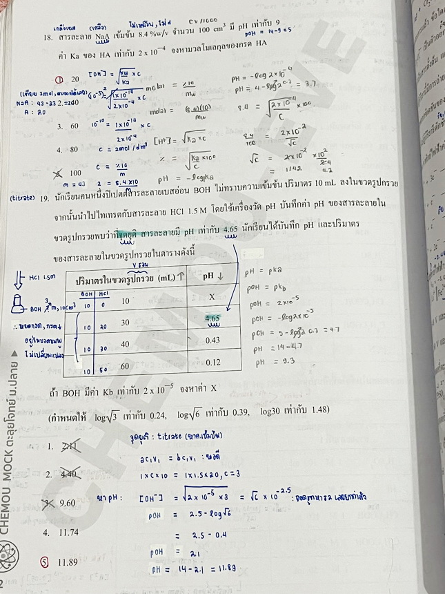 ►หนังสือเคมีอ.อุ๊◄ หนังสือเรียนวิชาเคมีครูอุ๊ อุไรวรรณ ศิวะกุล /อ.อีฟ อธิปพร ศิวะกุล ปี 2567-2568 Mock ตะลุยโจทย์วิชาเคมี มีโจทย์ข้อสอบ 5 ชุด ชุดที่ 1 ไม่ได้ทำแต่มีไฟล์เฉลยละเอียดส่งให้ต่างหาก ในไฟล์มีจดเฉลยครบเกือบทั้งหมด จดละเอียด ส่วนชุดที่ 2-5 จดครบเก