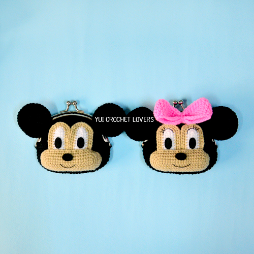 กระเป๋าปิ๊กแป๊กไหมพรมมิกกี้เม้าส์