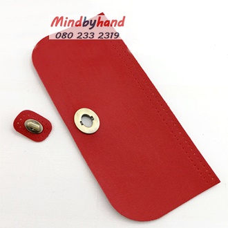 ฝากระเป๋าหนัง / แผ่นหนังปิดฝากระเป๋า ขนาด 23 cm.