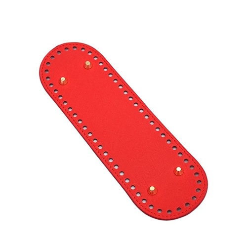 แผ่นหนังรองก้นกระเป๋าสำเร็จรูป ขนาด 8x26 cm. ทรงเหลี่ยม