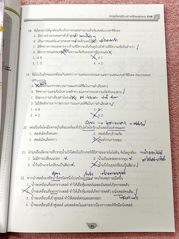 ►สอบเข้าเตรียมอุดม◄ หนังสือกวดวิชาพี่วิเวียน ออนดีมานด์ Upskill ตะลุยโจทย์ชีววิทยา เพื่อสอบเข้าโรงเรียนเตรียมอุดมศึกษา เน้นฝึกทำโจทย์ทั้งเล่ม มีโจทย์ครบทุกเรื่องทุกบท จดครบกือบทั้งเล่ม *ลายมืออ่านยาก* จดละเอียดสูง หนังสือพิมม์สีสวยงามทั้งเล่ม