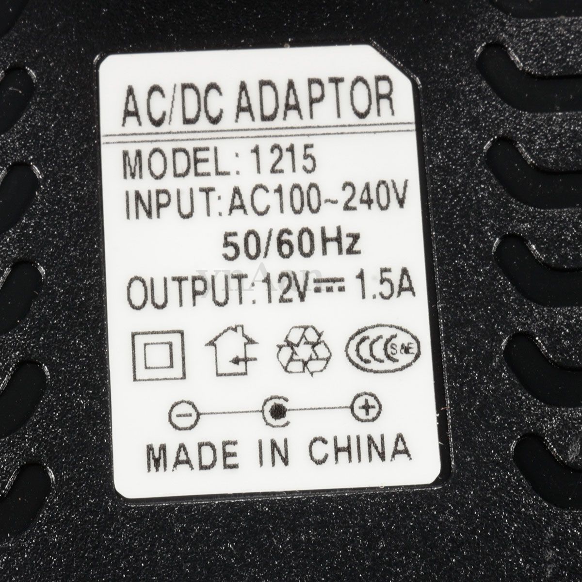 อแดปเตอร์กล้องวงจรปิด 12V 1.5A ( DC Power adapter 12V 1500mA )