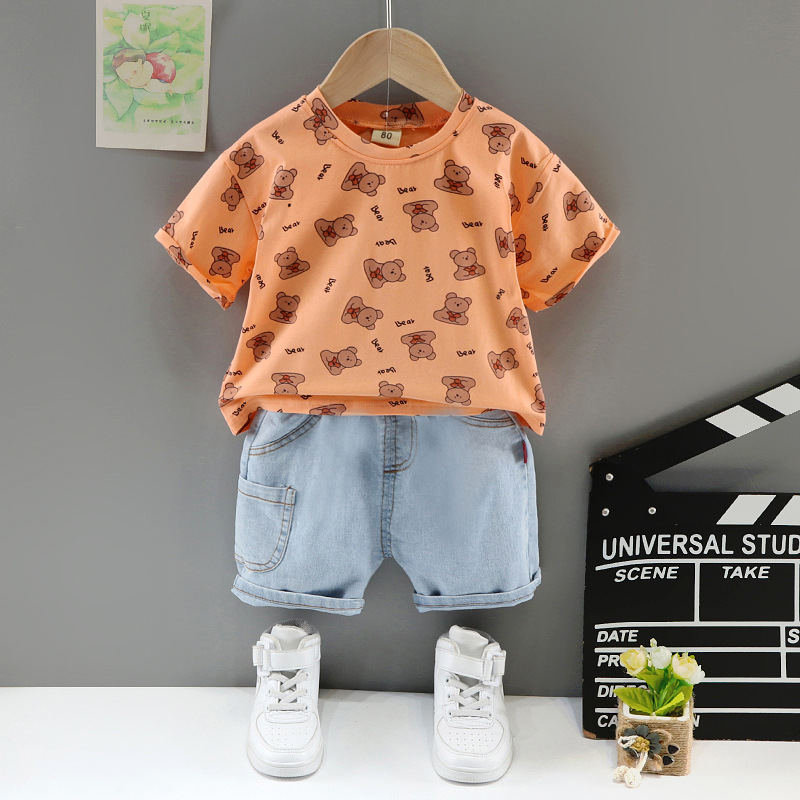 ha1691 เสื้อ+กางเกง size 80-110 จำนวน 4 ตัวต่อแพ็ค